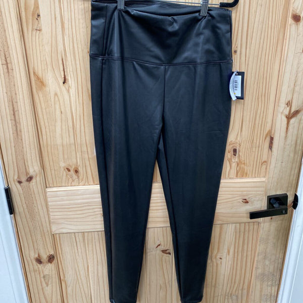 WOMENS ZENANA FAUX LEATHER LEGGINGS XL