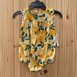 GIRLS OLD NAVY SL ROMPER W/LEMONS 3/6M