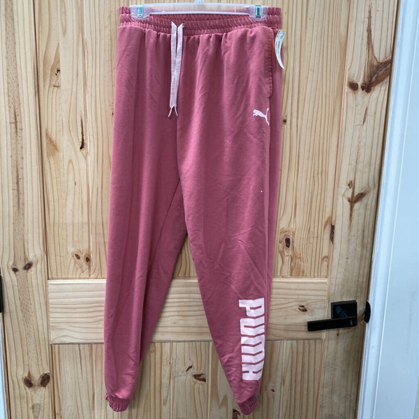 WOMENS PUMA PINK JOGGERS S