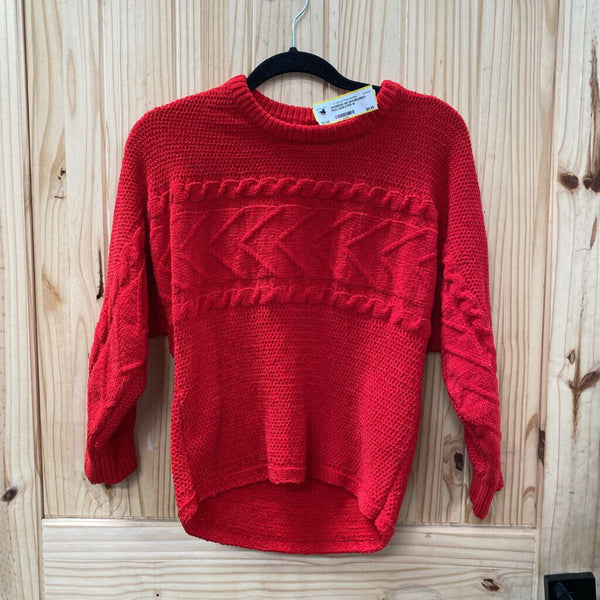 WOMENS NO BOUNDARIES RED SWEATER M