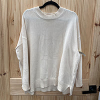 WOMENS STARDIVARIUS IVORY SWEATER S