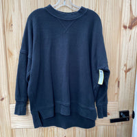 WOMENS AERIE LS BLACK SHIRT XS