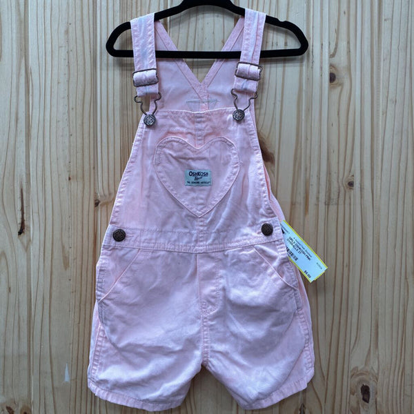 GIRLS OSHKOSH PINK OVERALLS 3T