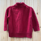 BOYS BABY GAP RED SWEATER 12/18M