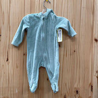 BOYS OLD NAVY LT GREEN SLEEPER DINO 3/6M