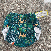 MAMA KOALA CLOTH DIAPER W/O INSERT GREEN W/DEER