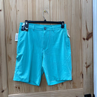 MENS ROUNDTREE & YORKE AQUA SHORTS 32 NWT