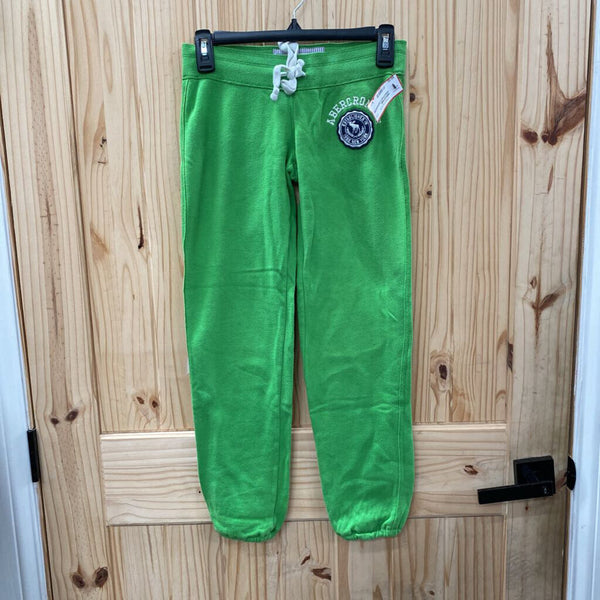 ABERCROMBIE SWEATPANTS GREEN/WHITEM 8