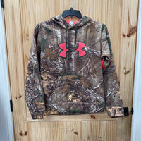 WOMENS UNDER ARMOUR CAMO HOODIE M