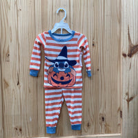 BOYS DISNEY STITCH ORANGE/WHITE 2PC PAJAMA SET 18M