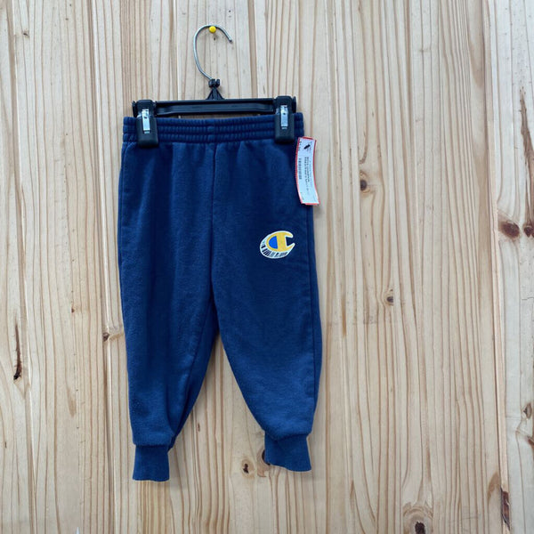 BOYS CHAMPION SWEATPANTS NAVY BLUE 24M