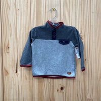 BOYS 7 PULLOVER GREY/NAVY BLUE/WINE 5