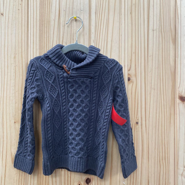 BOYS ASPEN DK GREY SWEATER 2T NWT