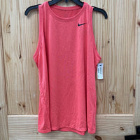 WOMENS NIKE TANK CORAL/BLK L NWT