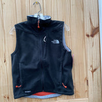 WOMENS THE NORTH FACE VEST BLK/CORAL S