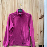 WOMENS COLUMBIA JACKET PINK/BLK S