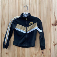 BOYS NIKE JACKET BLK/GOLD/WHITE L 6X