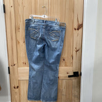 WOMENS SILVER DENIM JEANS 18