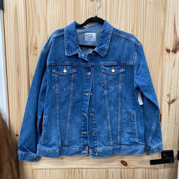 WOMENS OLD NAVY LT DENIM JACKET L