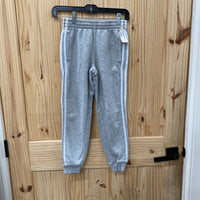 GIRLS ADIDAS GREY/WTE JOGGERS 7