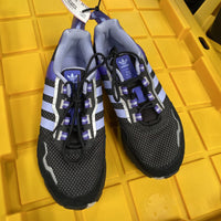 WOMENS ADIDAS SHOES PURPLE/BLK/WHITE 7