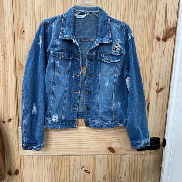 WOMENS HIGHWAY JEANS DENIM JACKET XL