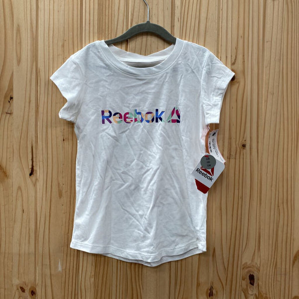 GIRLS REEBOK WHITE T-SHIRT NWT 6