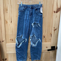 GIRLS EVSIE DENIM DIST. JEANS 10 LONG