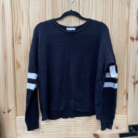 WOMENS HONEY PUNCH BLK/WTE SWEATER M?