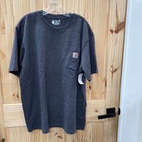 MENS CARHARTT CHARCOAL GREY T=SHIRT L