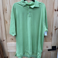 MENS FJ LIME GREEN POLO SHIRT L/XL?