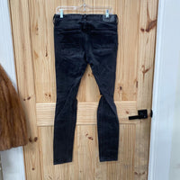 MENS PACSUN BLACK DENIM DIST. JEANS 30X32