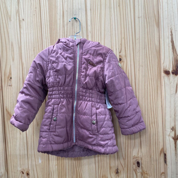 GIRLS DKNY MAUVE JACKET 2T