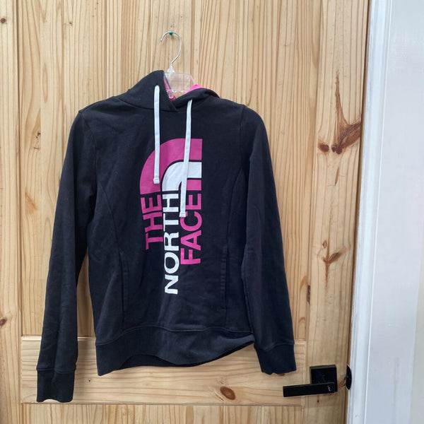 WOMENS THE NORTH FACE HOODIE FUSHIA/BLK/WHITE S