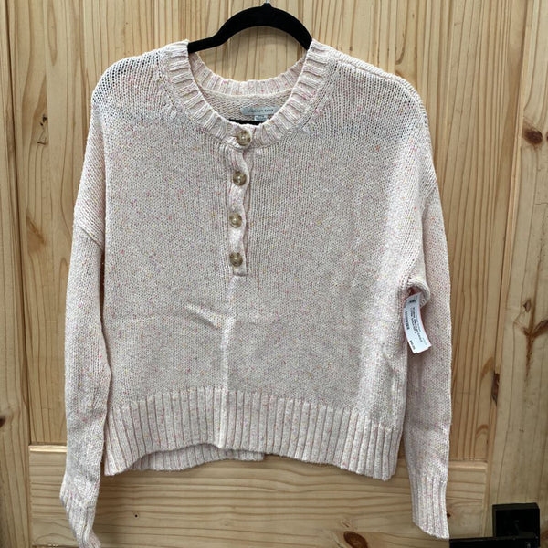 WOMENS AMERICAN EAGLE LT PINK SWEATER S