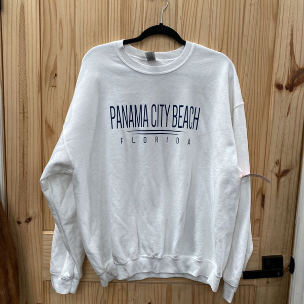 WOMENS PCB WHITE CREWNECK XL