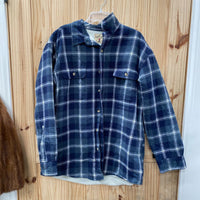 MENS REDHEAD BLUE SHERPA FLANNEL XL