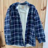 MENS REDHEAD BLUE SHERPA FLANNEL XL