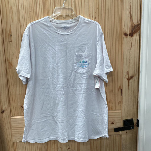 MENS VINEYARD WINES WHITE T-SHIRT XL