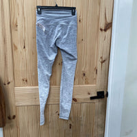 WOMENS LULULEMON LT GREY LEGGINGS 4 (PAINT SPOT)