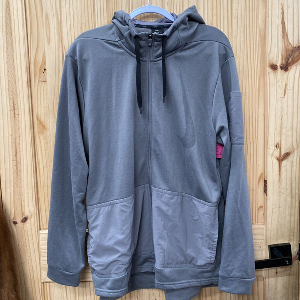 MENS NIKE DRI-FIT DK GREY JACKET XL