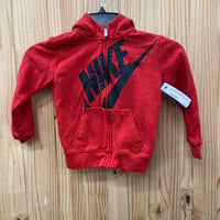 BOYS NIKE JACKET RED/BLK 3T