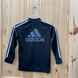 BOYS ADIDAS JACKET BLK/WHITE/GREY 7