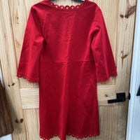 WOMENS CHICO'S RED CASUAL DRESS 1 S NWT