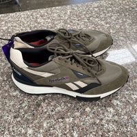 MENS REEBOK SHOES OLIVE GREEN/WHITE/BLK 10