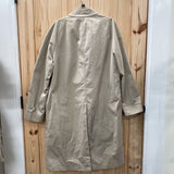 MENS LONDON FOG TAUPE TRENCH COAT 42 LONG