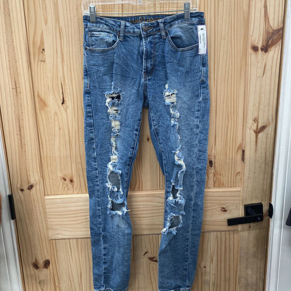 MENS RUE21 DENIM DIST. JEANS 28X30