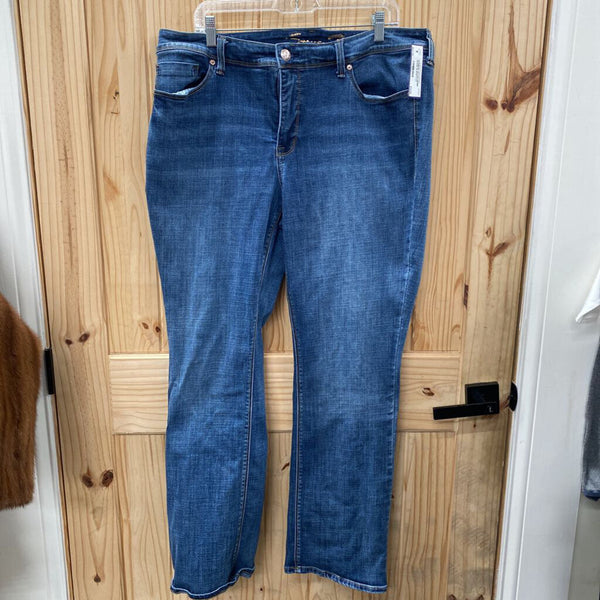 WOMENS SEVEN DENIM JEANS 18 BOOTCUT