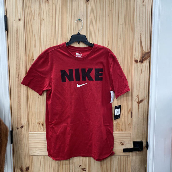 MENS NIKE SHIRT RED/WHITE/BLK L NWT