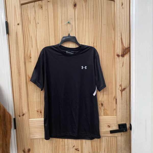 MENS UNDER ARMOUR BLK/WHITE SHIRT L